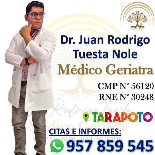 Médico Geriatra Juan Rodrigo Tuesta Nole